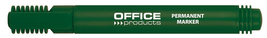 Marker permanentny OFFICE PRODUCTS, okrągły, 1-3mm (linia), zielony