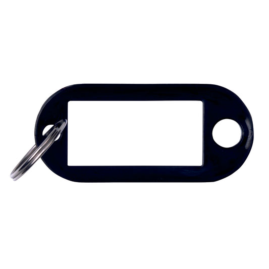 Zawieszki na klucze OFFICE PRODUCTS, 50x20mm, 10szt., czarne