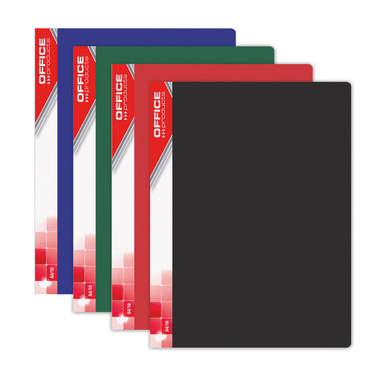 Teczka ofertowa OFFICE PRODUCTS, PP, A4, 850mikr., 40 koszulek, niebieska