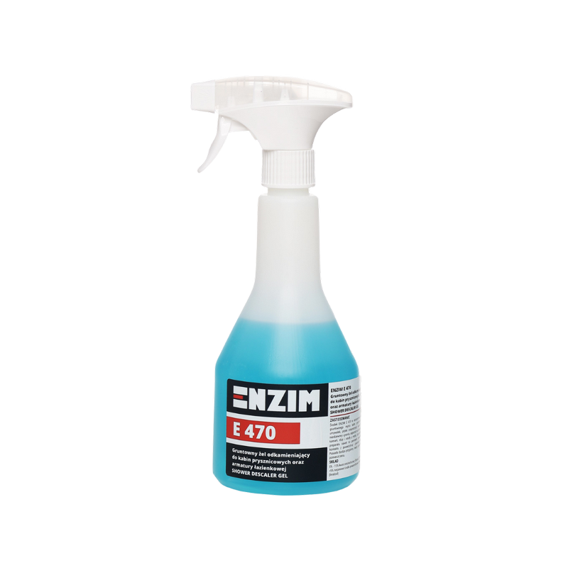 ENZIM E470 - odkamieniający żel do kabin prysznicowych 500ml