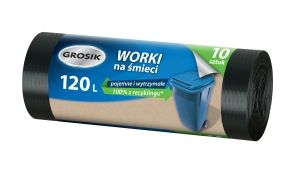 Grosik Worki na śmieci LD 120L 10 szt.