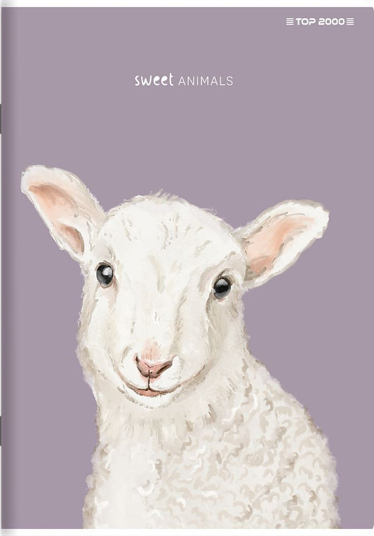 Zeszyt do słówek top 2000 sweet animal a6/32k kratka kratka 32 kartek