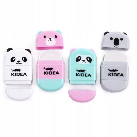 Temperówka z gumką Misie