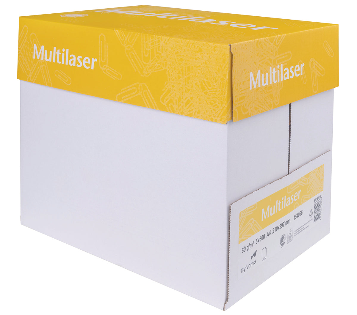 Papier ksero MULTILASER, A4, klasa C, 80gsm, 500ark.