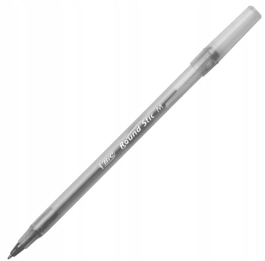 BIC DŁUGOPIS BIUROWY SZKOLNY ROUND STIC CZARNY 60 sztuk