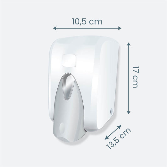 Dozownik mydła w pianie 0,5 l, biały (f5)