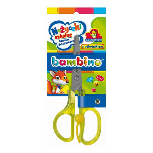 BAMBINO NOŻYCZKI SZKOLNE DLA LEWORĘCZNYC STANDARD MINI ZOO
