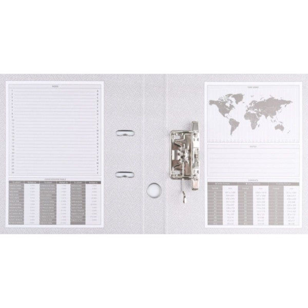 SEGREGATOR BASIC-S Z SZYNĄ, PP, A4/50mm, ZIELONY