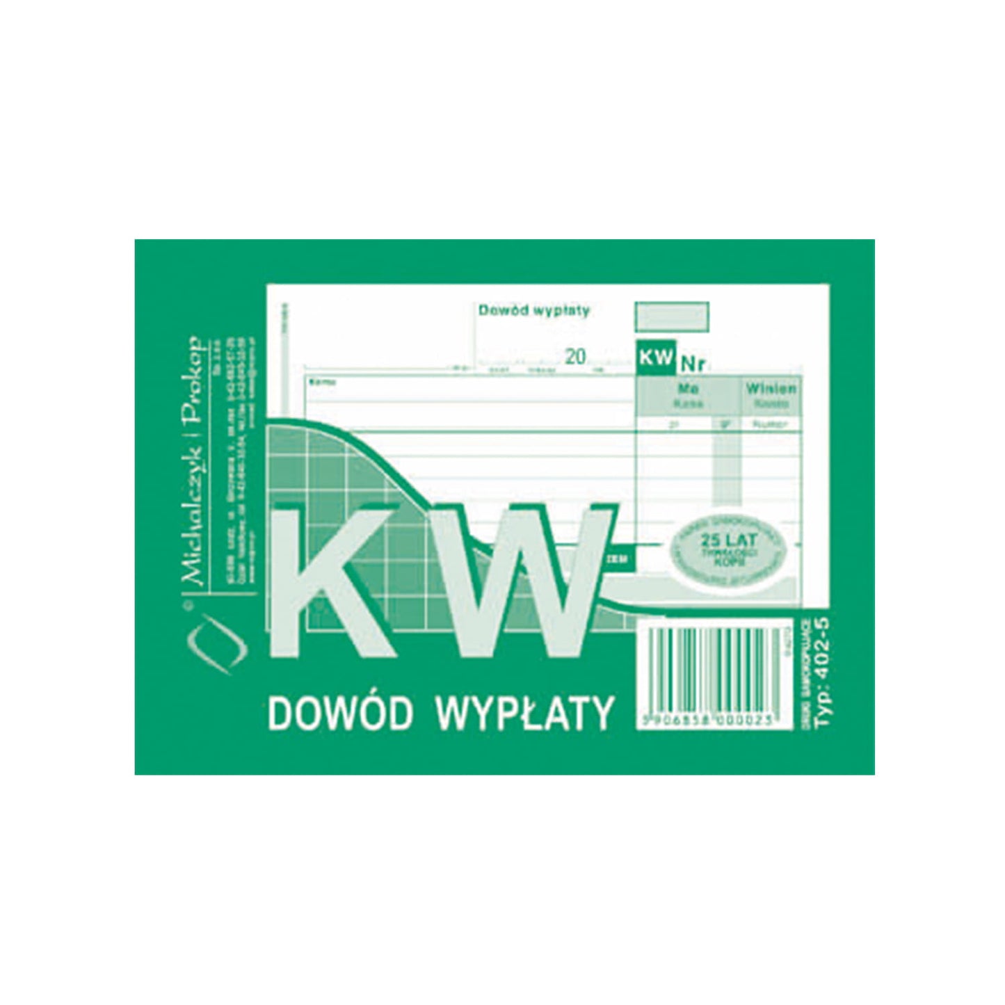 Michalczyk i Prokop Kw Dowód Wypłaty A6 402-5