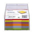 Przybornik na biurko plastikowy transparentny z kolorowymi karteczkami OFFICE PRODUCTS