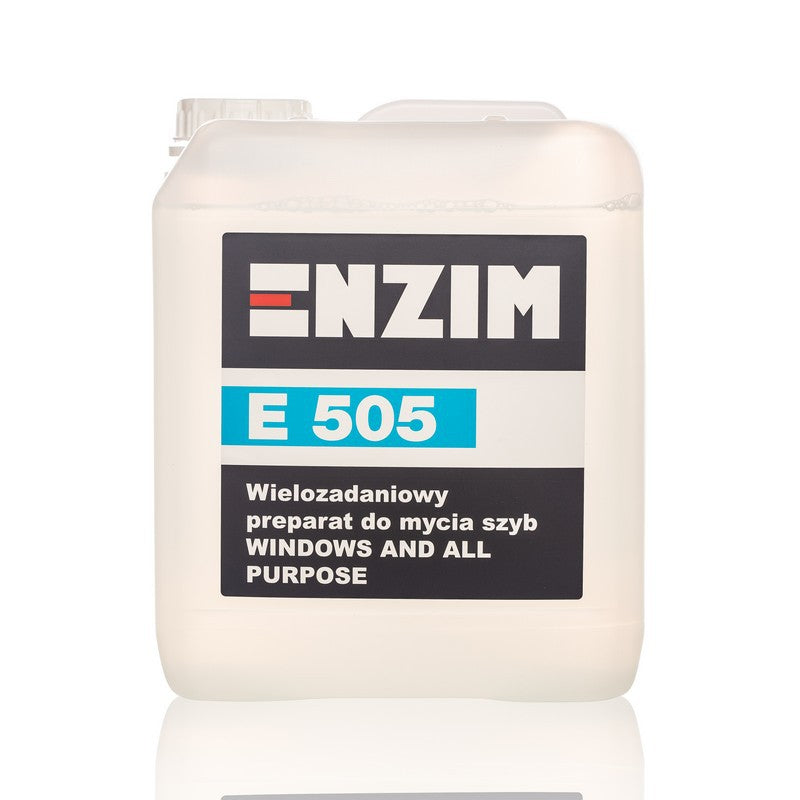 ENZIM E505 – Wielozadaniowy preparat do mycia szyb 5L