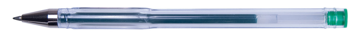 Długopis żelowy OFFICE PRODUCTS Classic 0,5mm, zielony