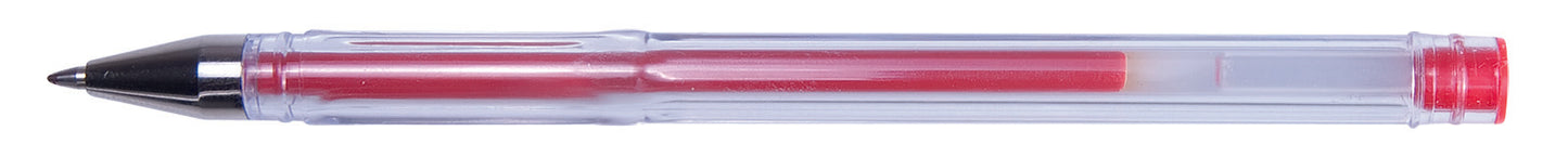 Długopis żelowy OFFICE PRODUCTS Classic 0,5mm, czerwony