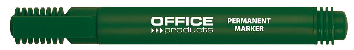 Marker permanentny OFFICE PRODUCTS, okrągły, 1-3mm (linia), zielony