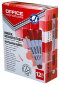 Marker do tablic OFFICE PRODUCTS, okrągły, 1-3mm (linia), czerwony