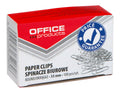 Spinacze okrągłe OFFICE PRODUCTS, 33mm, 100szt., srebrne