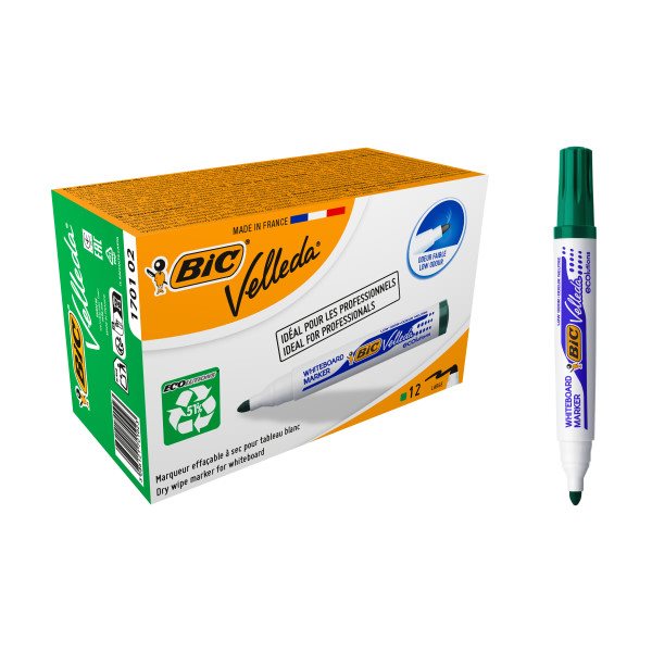 BIC MARKER VELLEDA OKRĄGŁY 1701 ZIELONY