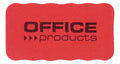 Gąbka magnetyczna OFFICE PRODUCTS, do tablic suchościeralnych, 110x57x20mm, z zawieszką, czerwona