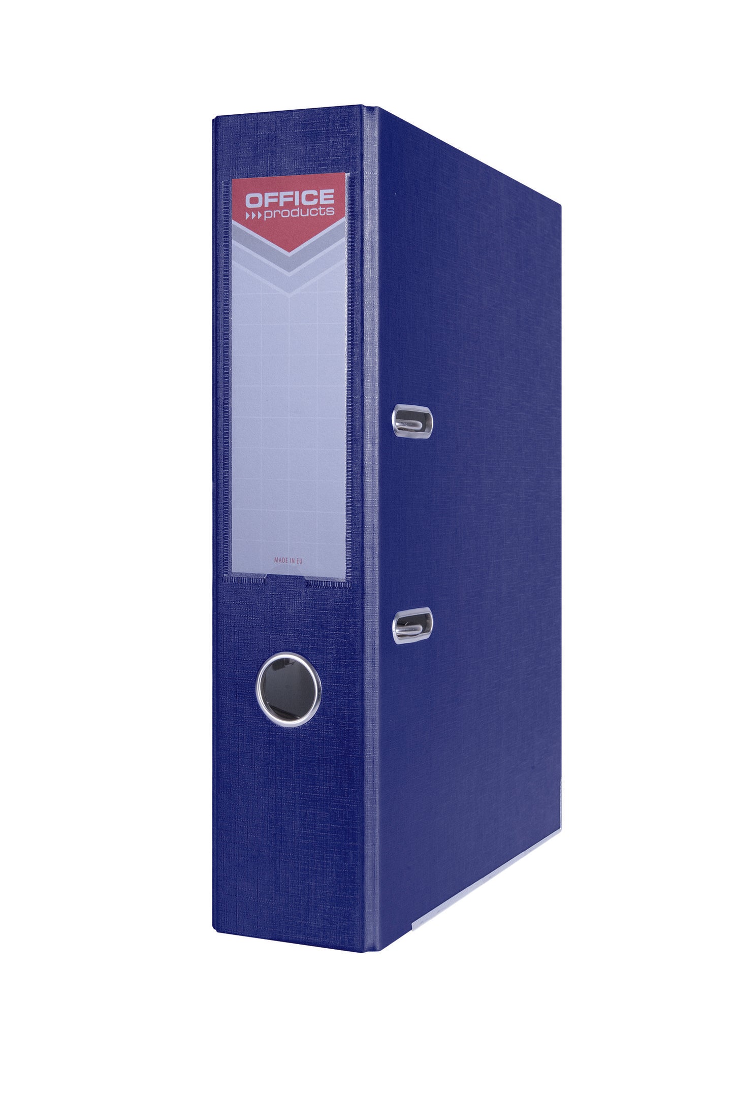 Segregator OFFICE PRODUCTS Officer z szyną, PP, A4/75mm, granatowy