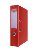 Segregator OFFICE PRODUCTS Officer z szyną, PP, A4/75mm, czerwony