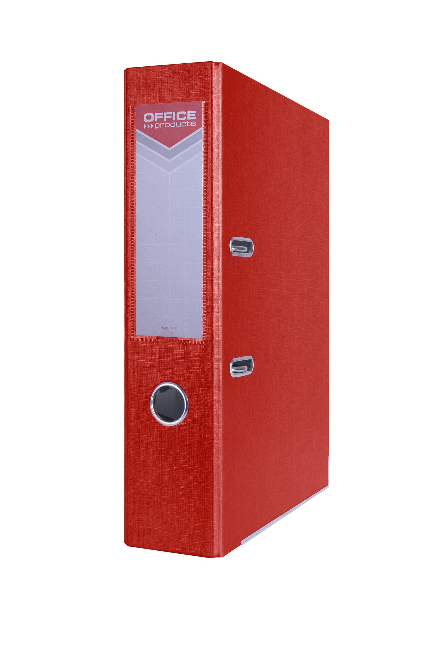 Segregator OFFICE PRODUCTS Officer z szyną, PP, A4/75mm, czerwony