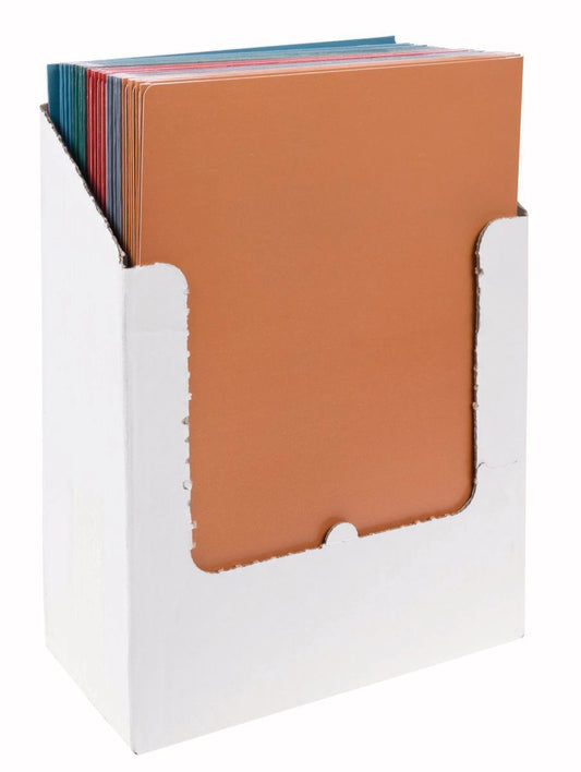 Teczka z gumką OFFICE PRODUCTS Natura, karton/lakier, A4, 300gsm, 3-skrz., mix kolorów