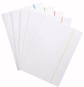 Teczka z gumką OFFICE PRODUCTS, karton, A4, 300gsm, 3-skrz., gumka mix kolorów, biała