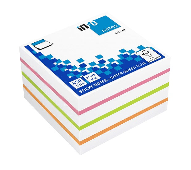 Notes samoprzylepny 75x75 TRES INFO Winter - 450 kartek