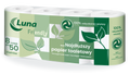 Papier toaletowy a'8x7 Luna Friendly celuloza recyklingowana 2 warstwy