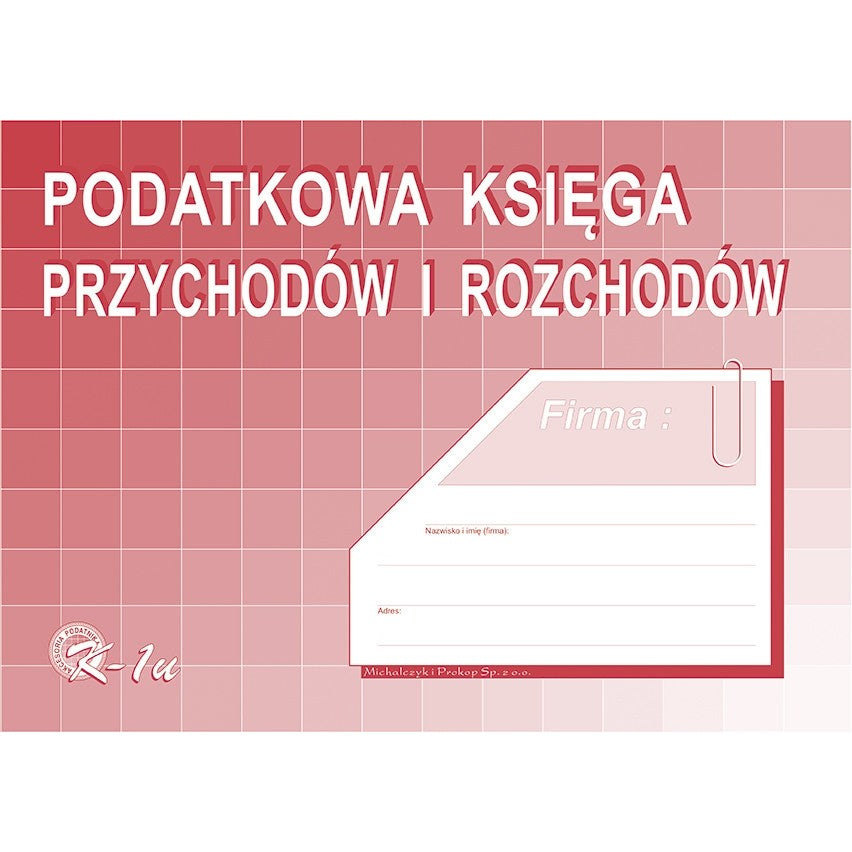 Podatkowa księga przychodów i rozchodów K-1