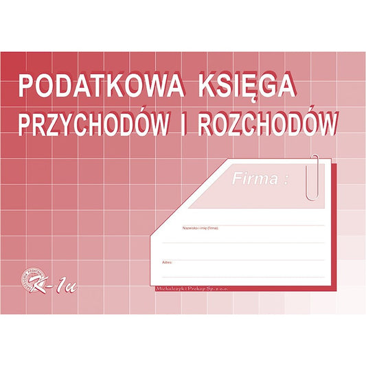 Podatkowa księga przychodów i rozchodów K-1