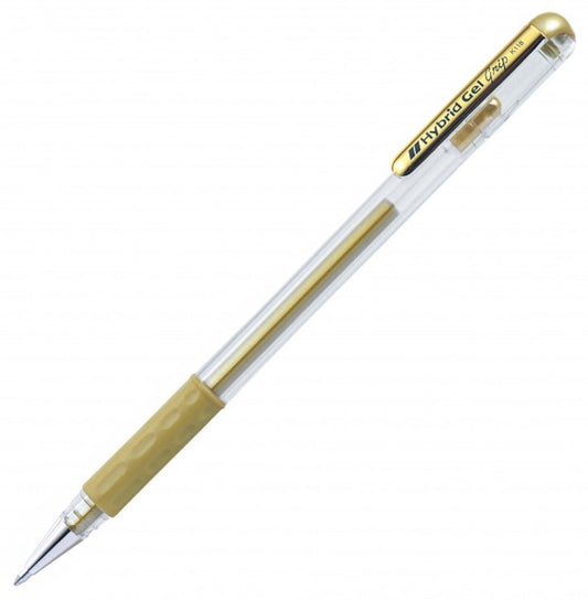 Długopis żelowy PENTEL K118 złoty
