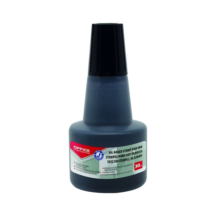 Tusz olejowy do pieczątek metalowych OFFICE PRODUCTS czarny 30ml
