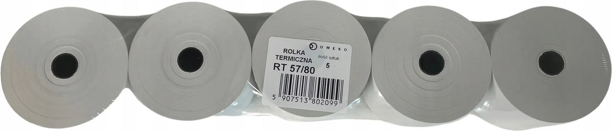 Rolki Termiczne 57/80 Omeko opakowanie 5szt.