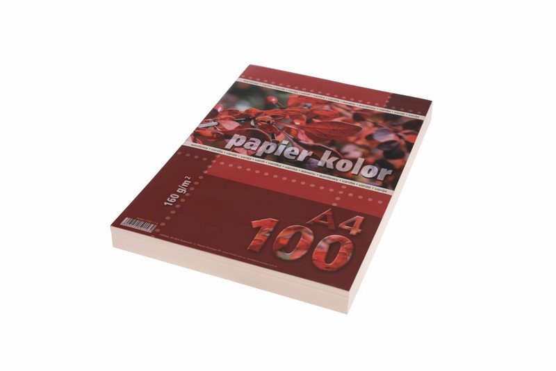 PAPIER KSERO A4 160G A/100 WANILIOWY