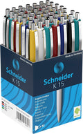 Długopis automatyczny SCHNEIDER K15, M, mix kolorów