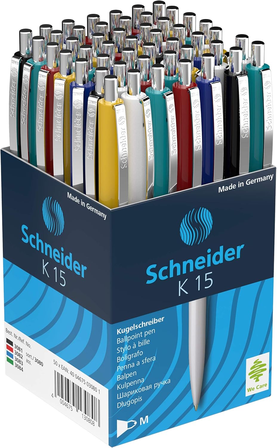 Długopis automatyczny SCHNEIDER K15, M, mix kolorów