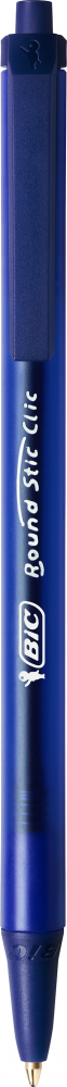 Długopis automatyczny BIC, Round Stic Clic, 1mm, niebieski