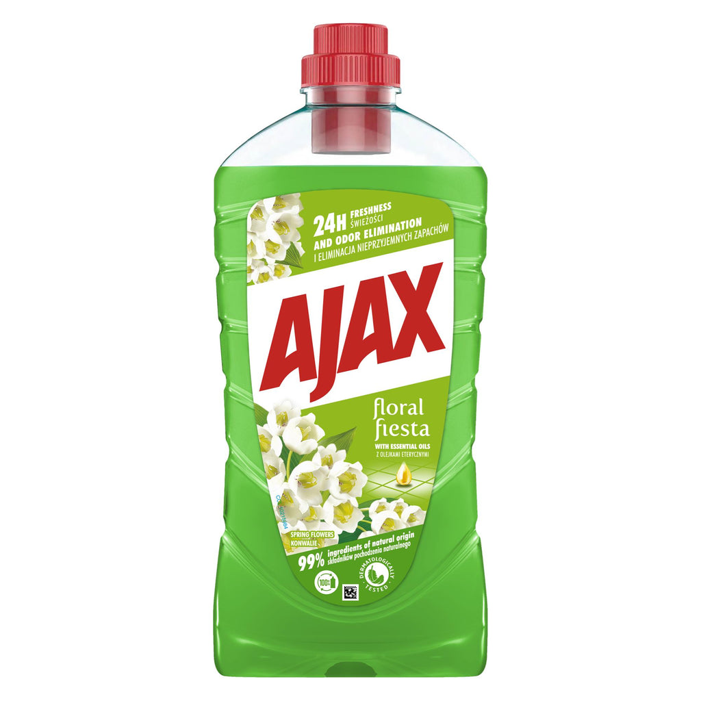 AJAX PŁYN DO MYCIA UNIWERSALNY 1L FLORAL FIESTA ZIELONY WIOSENNY BUKIET