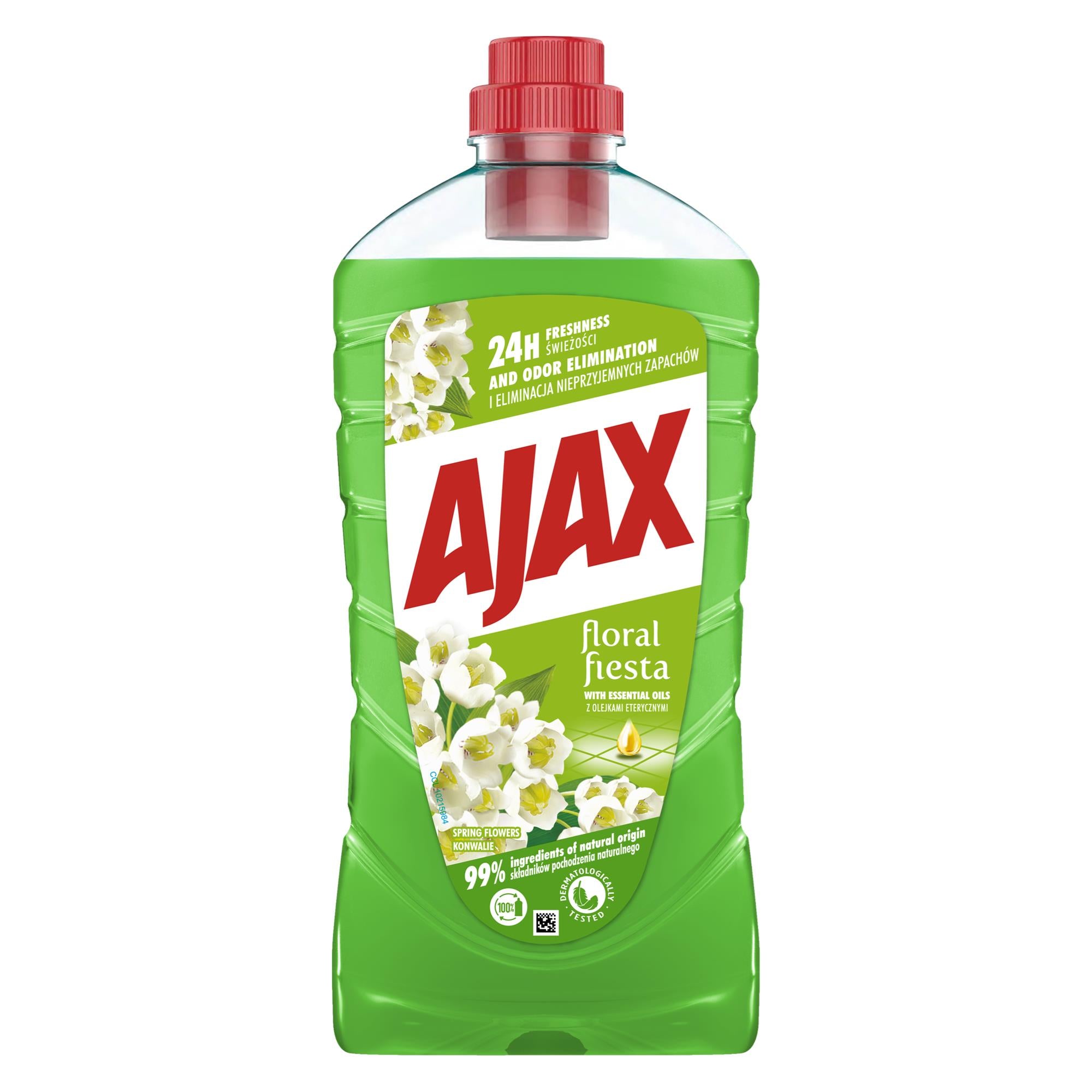 AJAX PŁYN DO MYCIA UNIWERSALNY 1L FLORAL FIESTA ZIELONY WIOSENNY BUKIET