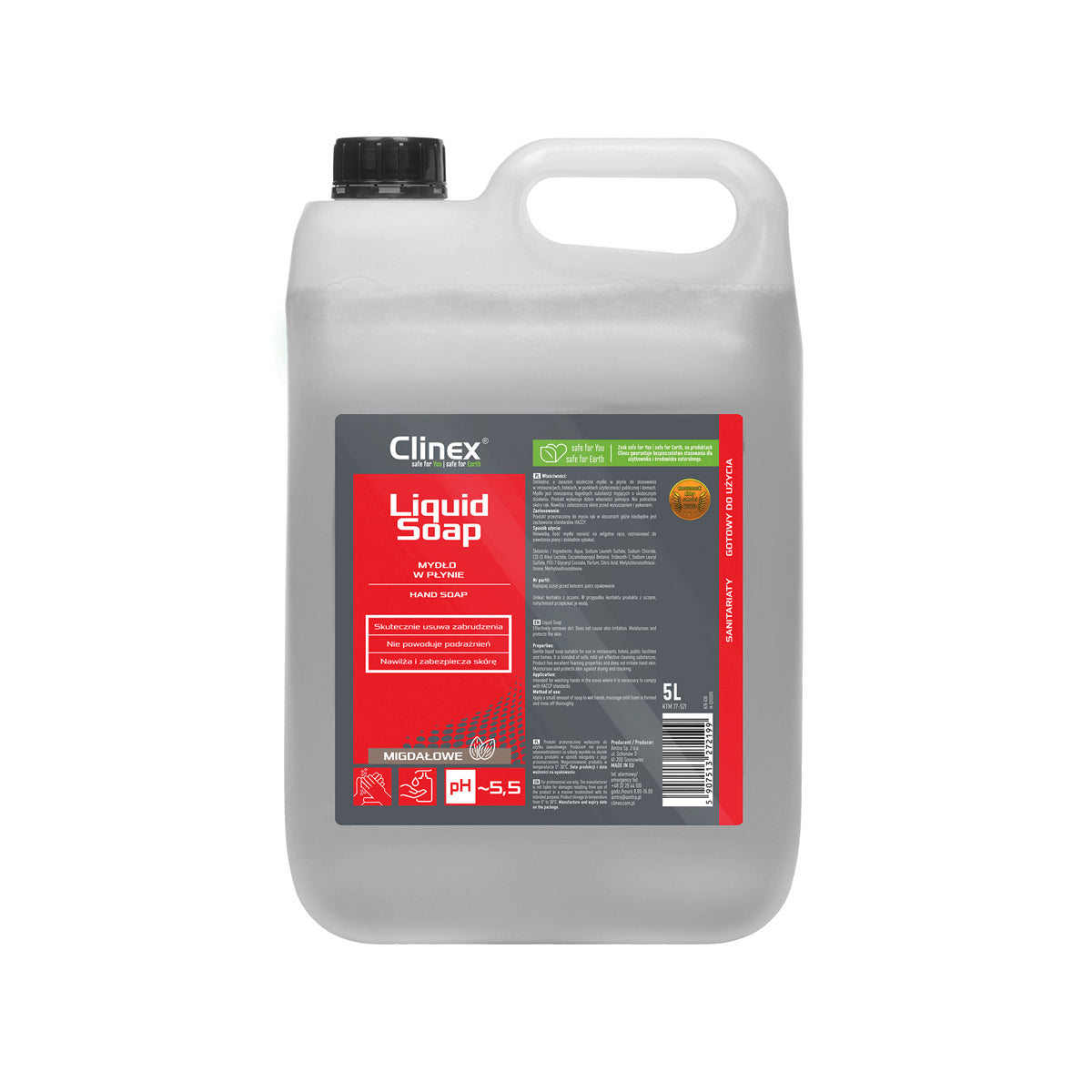 Mydło w płynie CLINEX Liquid Soap, 5l