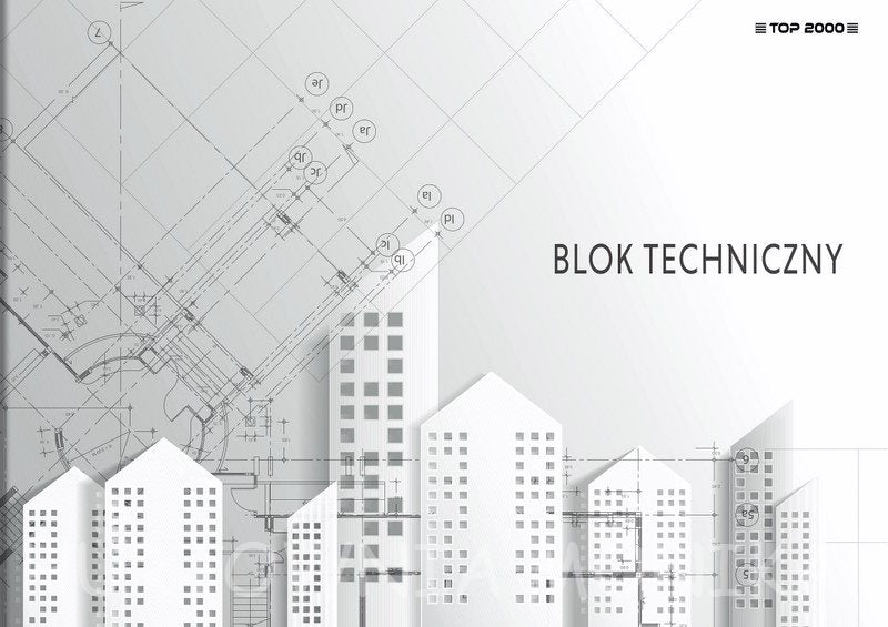 TOP BLOK TECHNICZNY A4 BIAŁY 10K BASIC 140G TOP 2000