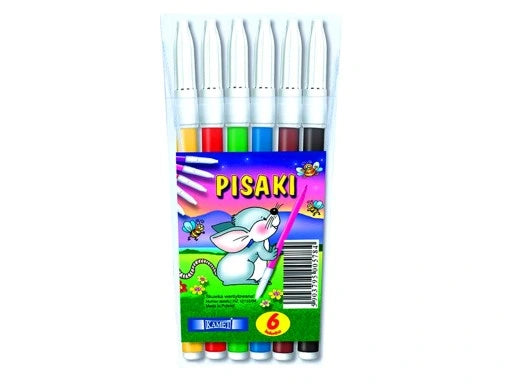 Pisaki 6 kolorów FUN KAMET