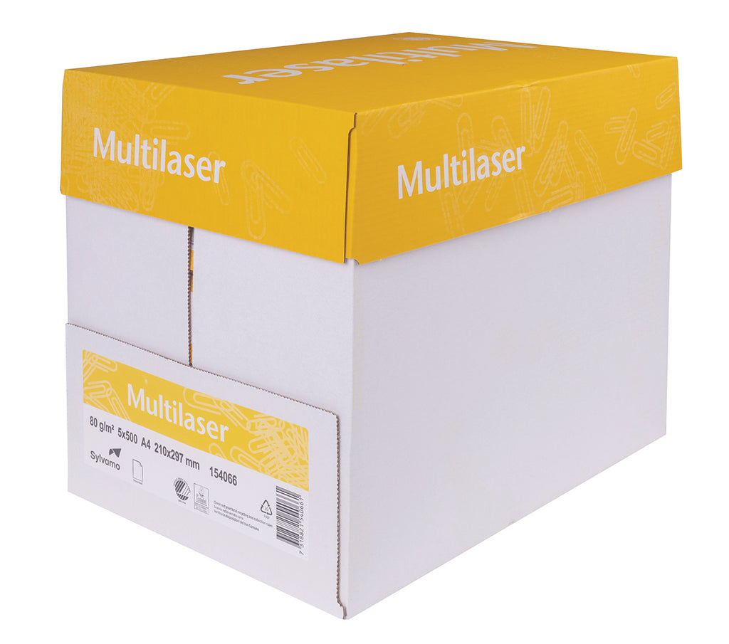 Papier ksero MULTILASER, A4, klasa C, 80gsm, 500ark.