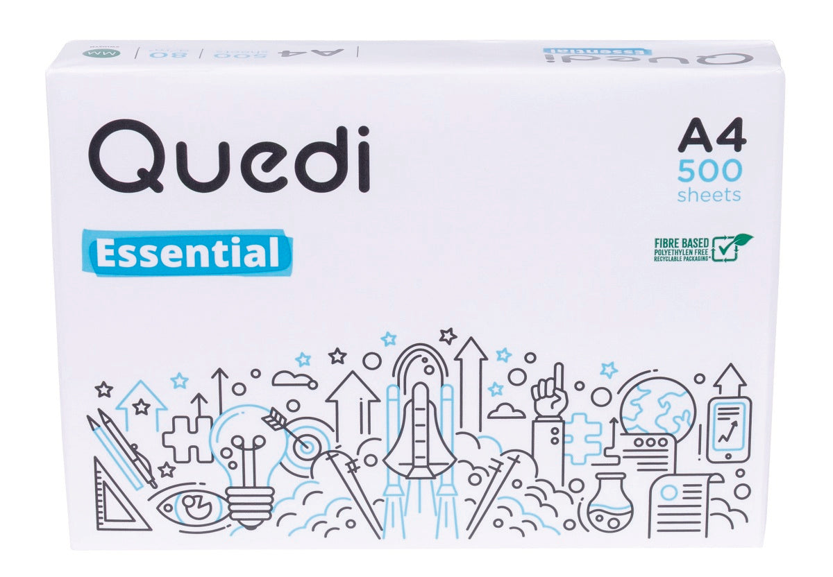 Papier ksero QUEDI ESSENTIAL A4, A4, klasa C, 80gsm, 500ark.