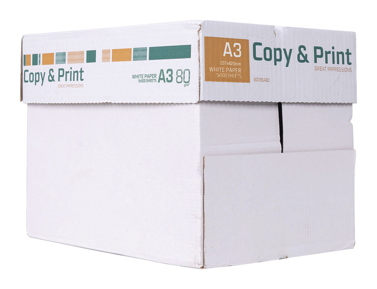 Papier ksero COPY&PRINT, A3, klasa C, 80gsm, 500 ark.