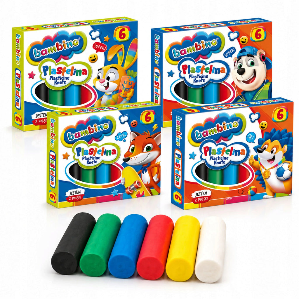 Plastelina Bambino 6 kolorów