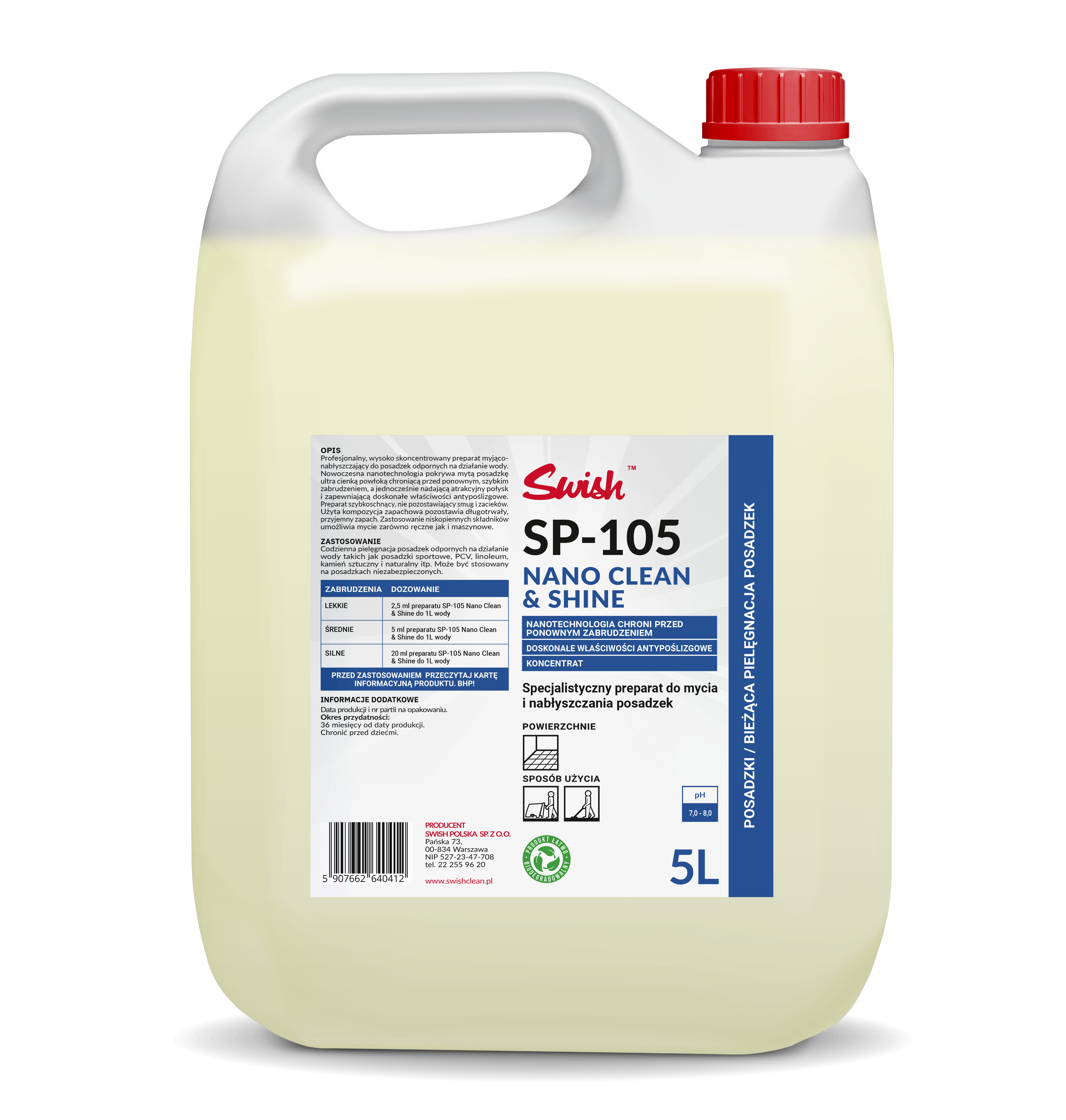 SP-105 NANO CLEAN & SHINE 5L