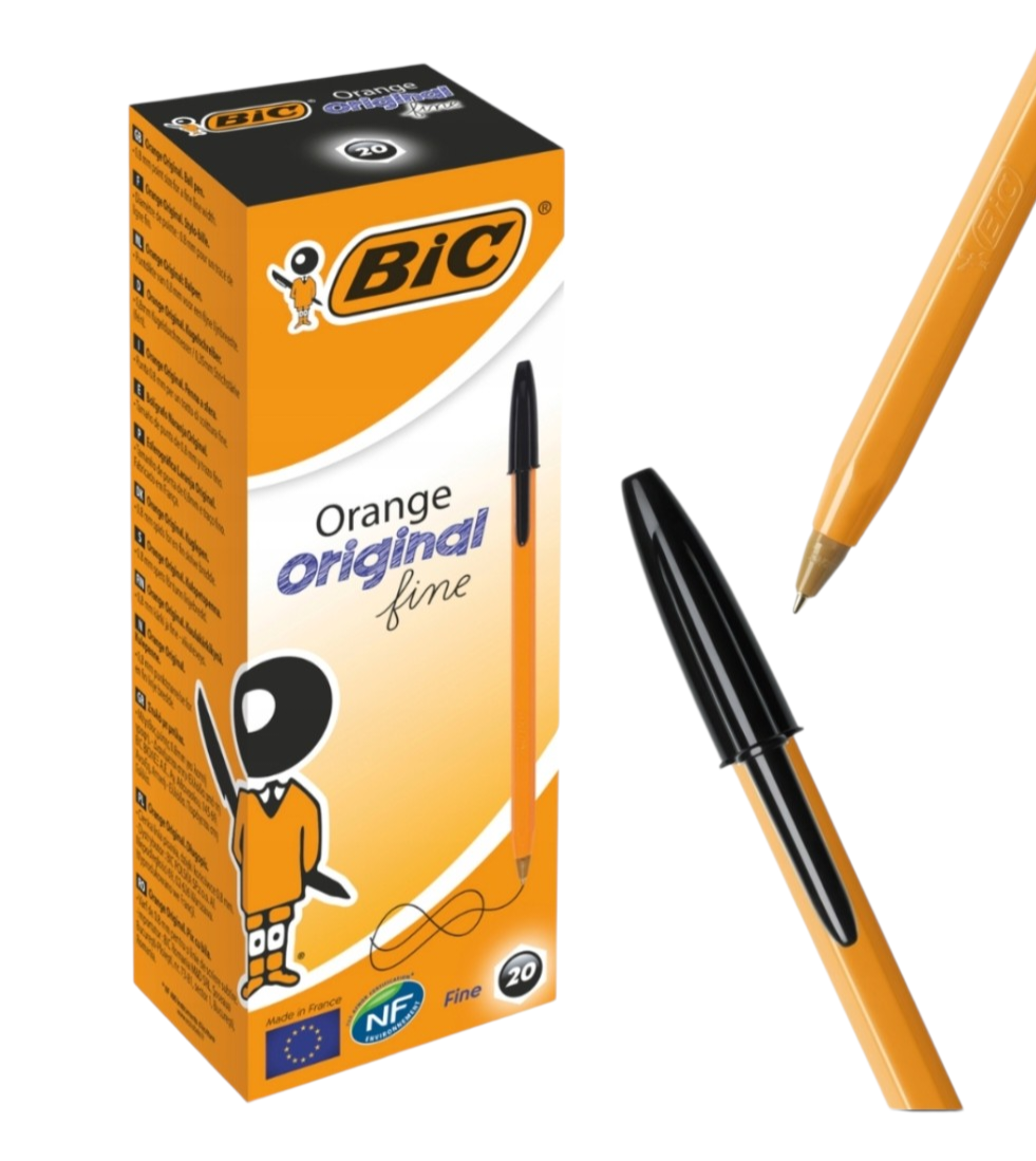 DŁUGOPIS BiC Orange Fine Cristal CZARNY