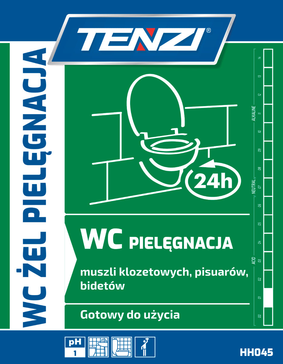 Żel do mycia i sanifakcji sanitariatów TENZI, 0,75l